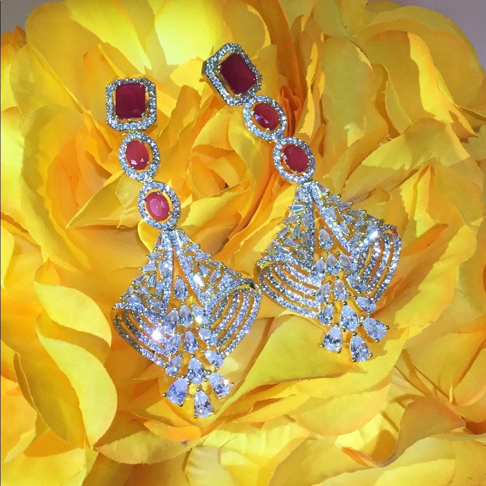 Beautiful Bold Sparkle Earrings